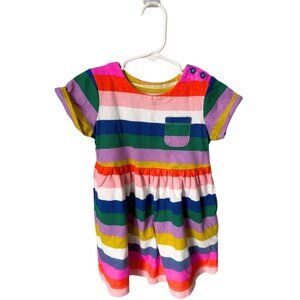 Mini Boden 2-3Y Striped Girls Dress